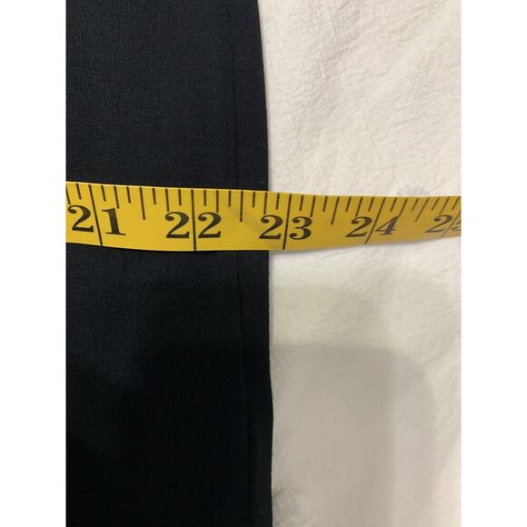 J Jill Wearever Dress Womens Large Black Stretch Knit Maxi Sleeveless Pullover - Picture 6 of 10